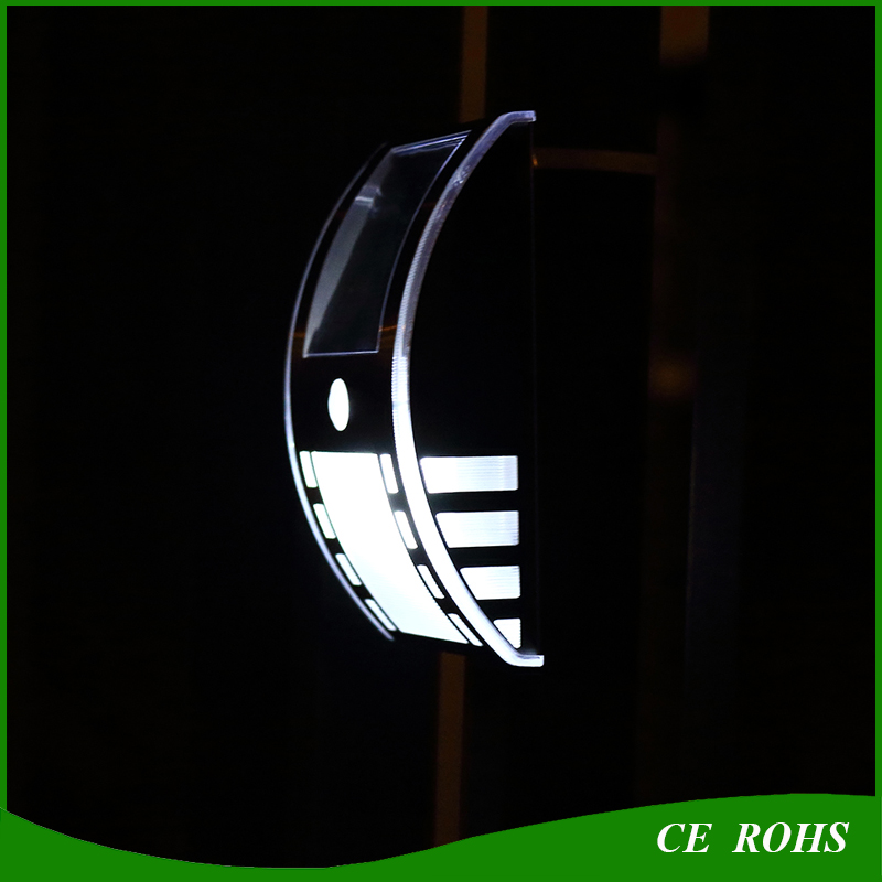 PIR Montion Aluminum Wall Mounted Solar Lamp LED Garden Lights