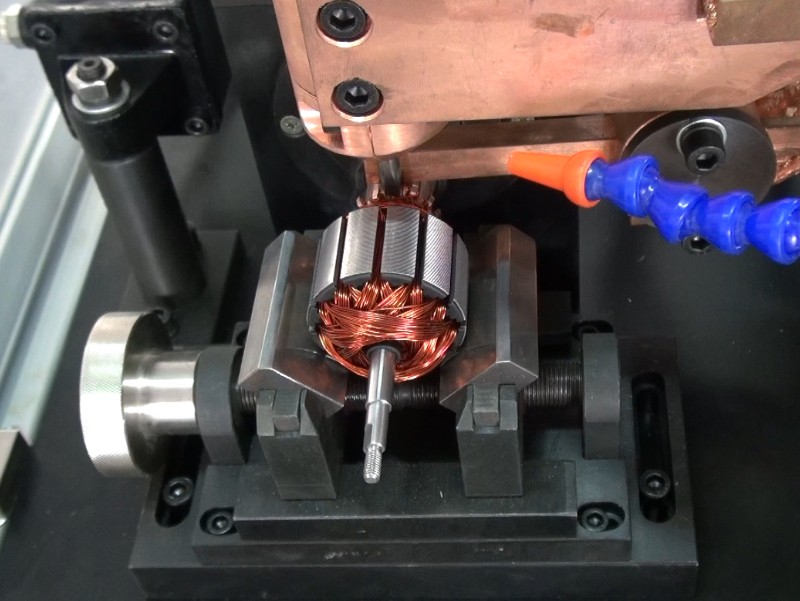 Armature Rotor Commutator Spot Welding Fusing Machine