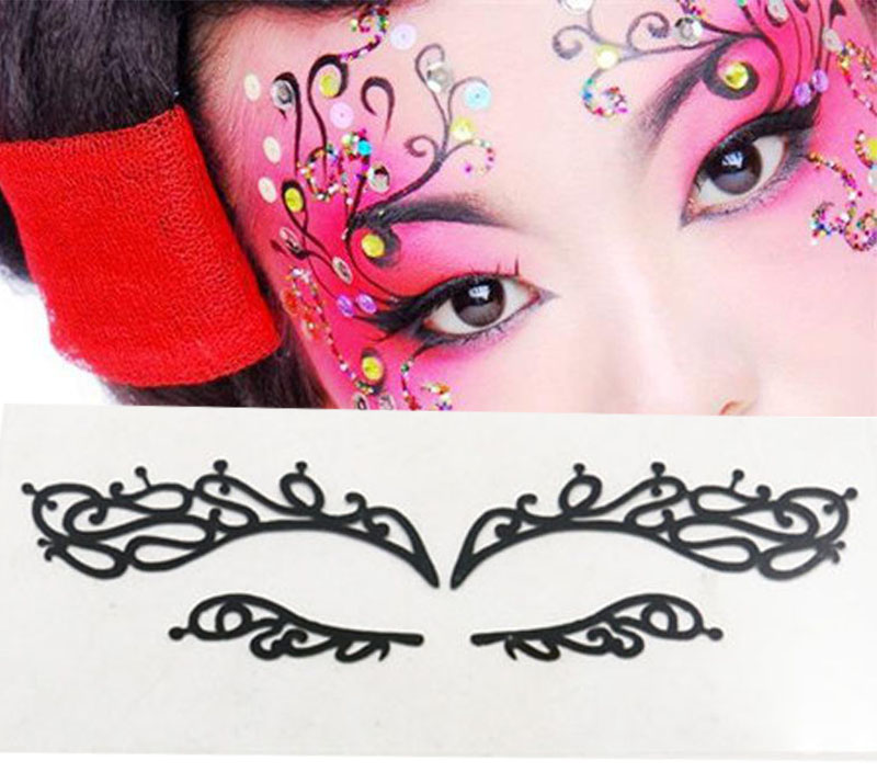 Europe Fashion Face Art Eye Sticker