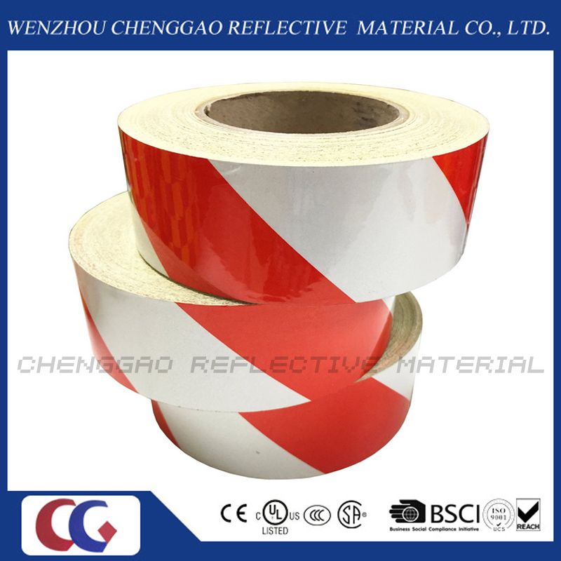 3100 Pet Untearable Material Reflective Prestriped Barricade Tape (C1300-S)