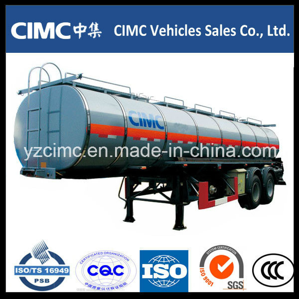 Cimc Heavy Duty 3 Axle Bitumen Asphalt Tank Truck Trailer