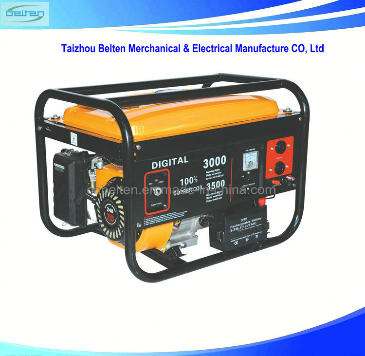 Single Phase Gasoline Generator Set Remote Control Gasoline Generator