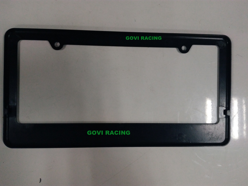 Black Custom License Plate Frames 312X160mm Universal for Americal Standard