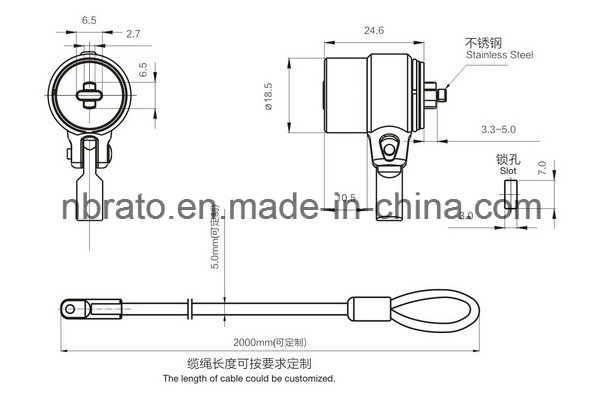 High Security Cable Laptop Lock