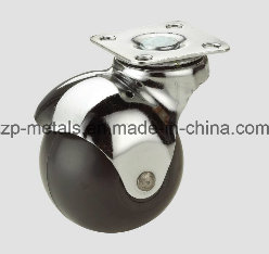 1.6inch Rubber Swivel Ball Caster Wheel