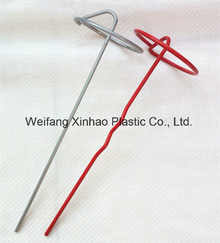 Plastic Pegs for Fixing Ground Cover/Landscape Fabric/Weed Control Mat