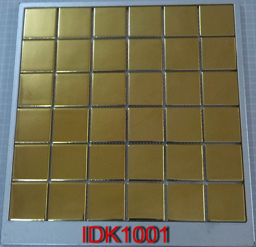 Golden Ceramic Metal Mosaic for Bathroom