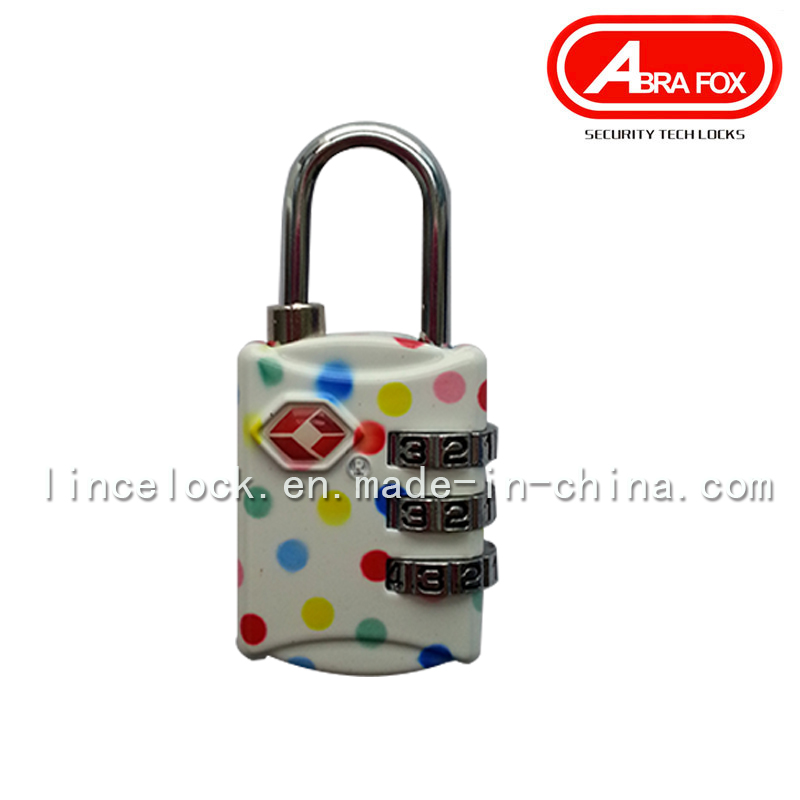 Zinc Alloy Colour Heat Plated Design Combination Padlock (805)