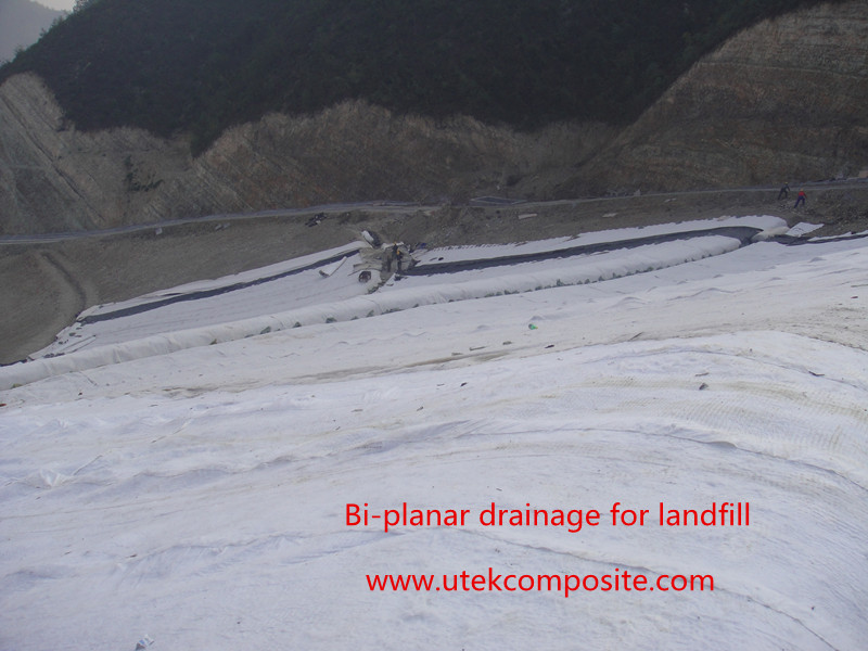 Bi-Planar 3D Drainage Geonet Composite Geotextile for Landfill