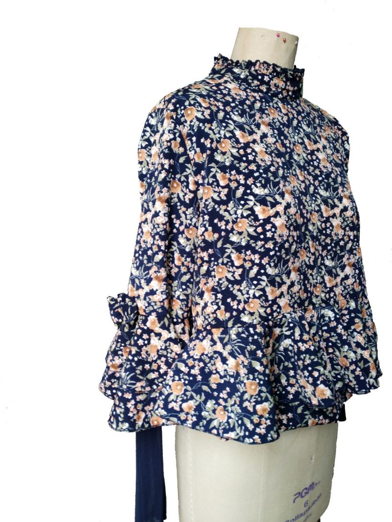 Fashion Latest Spring Fresh Floral Ladies Jacket