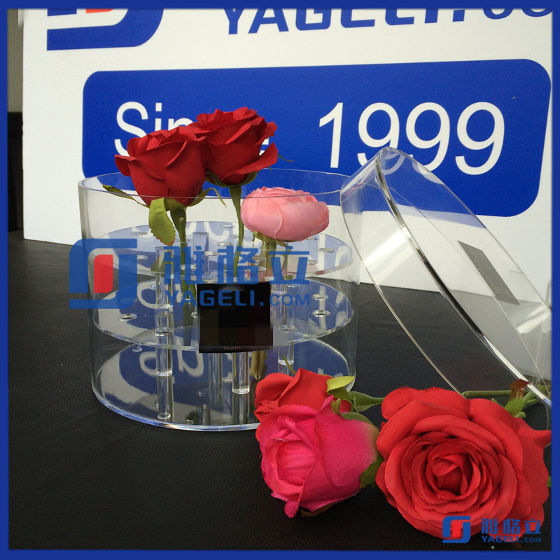 Transparent Acrylic Fresh Flower Box 16 Stems