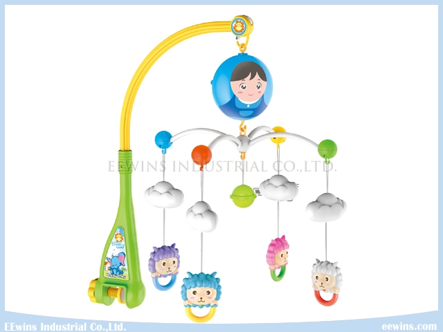 Electric Toys Musical Baby Mobiles on Cot for Baby