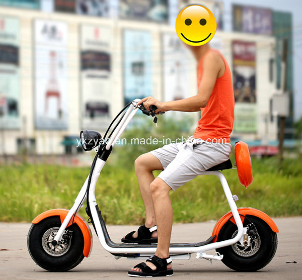 800W Mini Harley Electric Scooter with Big Tyre Ce Approval