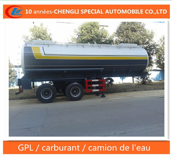 20 Cbm Reservoir Chimiques Semi-Remorque Tank Trailer