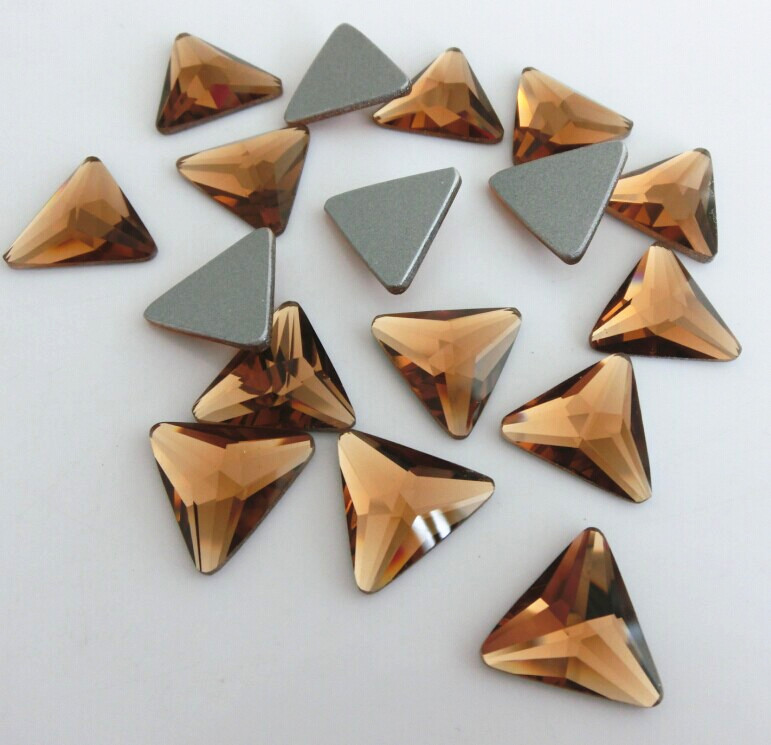 Triangle Flat Back Mirror Stones Beads