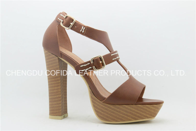 New Arrived Platform High Heel Lady Fashion Sandal