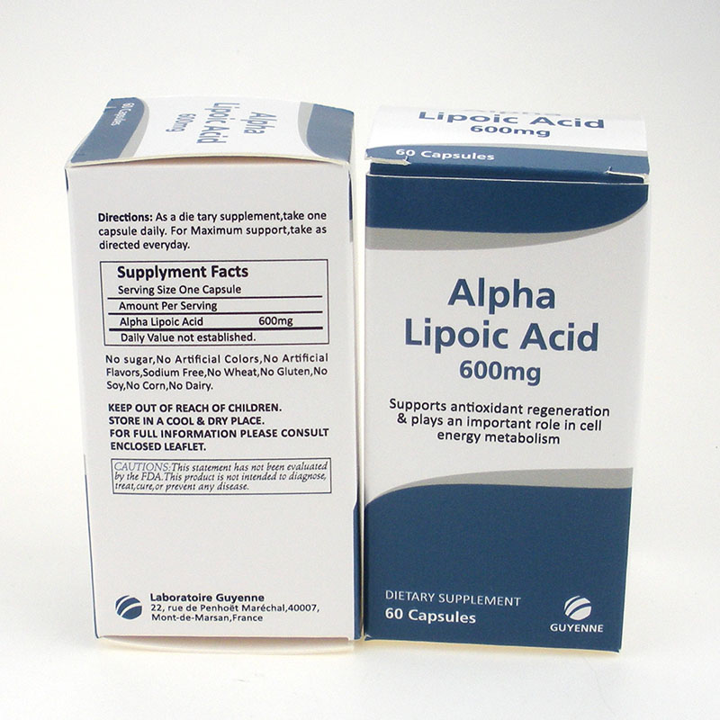 Antioxidant Alpha Lipoic Acid Capsules 600mg