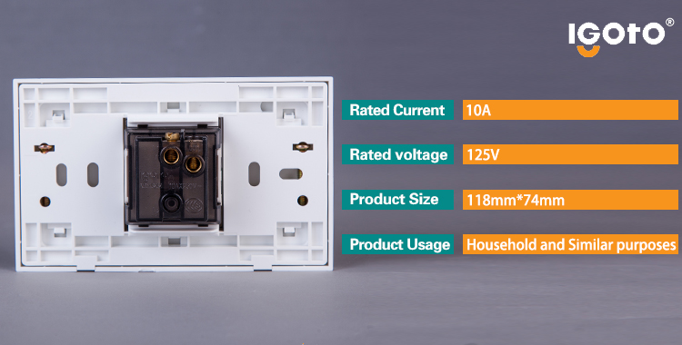 Electrical Door Bell Wall Switch for Latin American Market