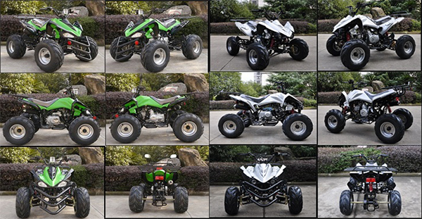 2016 90cc/110cc/125cc Kawasaki Quad Four Wheels Pocket Bike for Sale (ZYA-07-06)