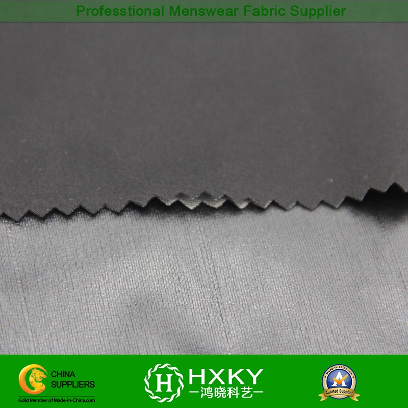 Down Coat Fabric with Woven and Knitted Compound Poly Fabric