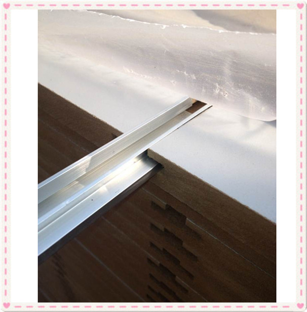 15mm Melamine Faced Slatwall MDF Slotted MDF Board