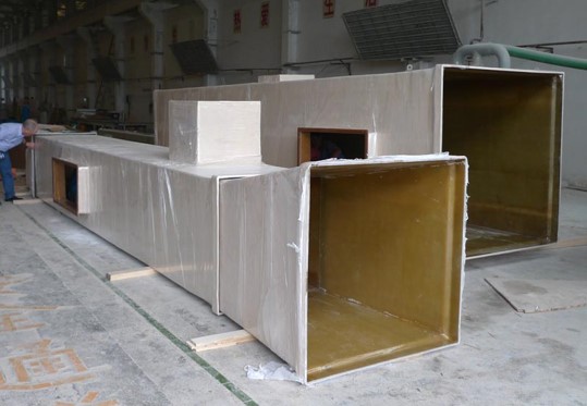 Fiberglass Vent Duct for Environmental Protection Application