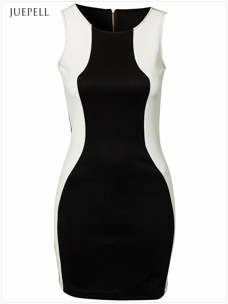 Middle Aged Women's Fashion Dress, Sleeveless, with Zipper