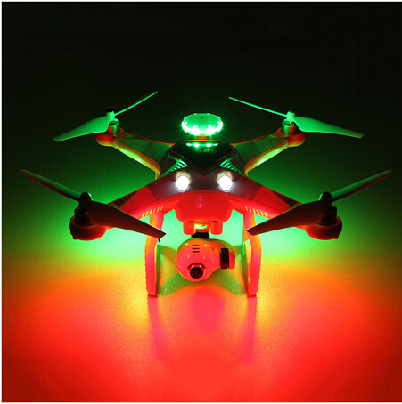 5.8g Dual GPS Fpv Portable RC Drone 3D Rolling LED Flash Headless Helicopter Quadcopter