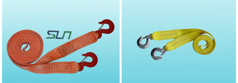 Cargo Strap with Double Hooks and Safety Factor 7: 1