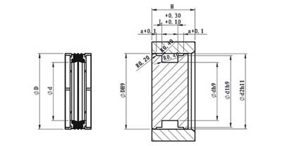 Compact Seal Piston Seal Blue Kdas