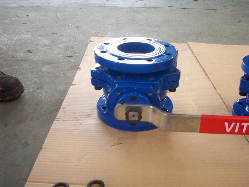 2-PC Double Flange DIN3202 Ball Valve (PN10/16)