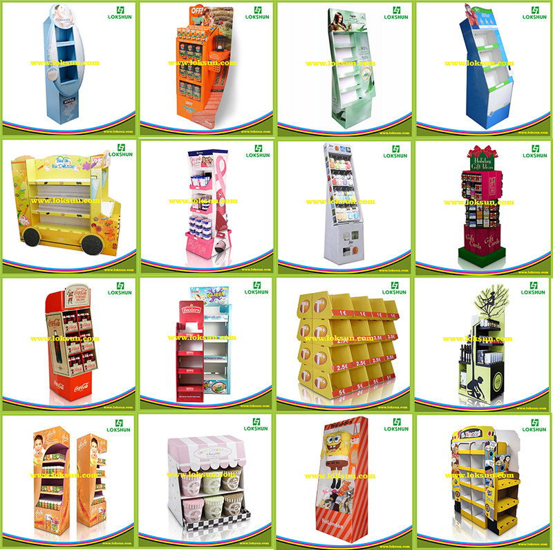 Corrugated Cardboard Display Stand, Carton Display Stand, Paper Display Stand