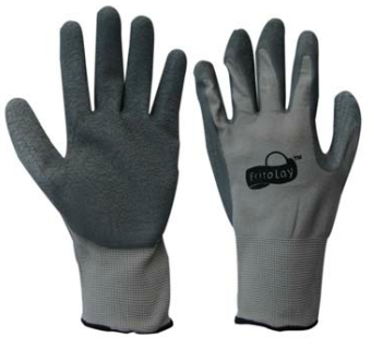 15g Polyester Liner Grey Latex Coated Glove-5239