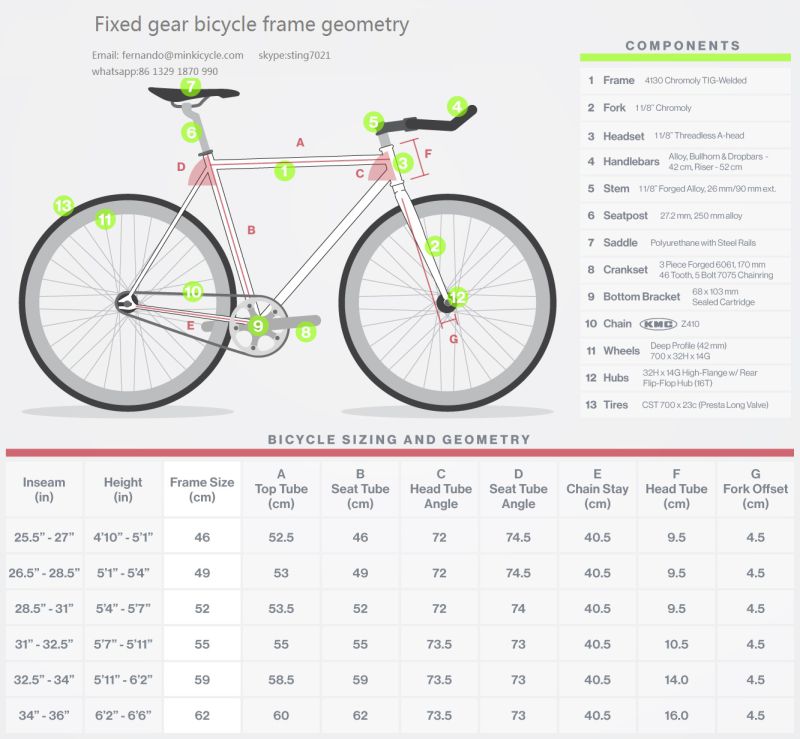 Bullhorn Fixed-Gear Bicycle Single-Speed Bike Fixie Bike