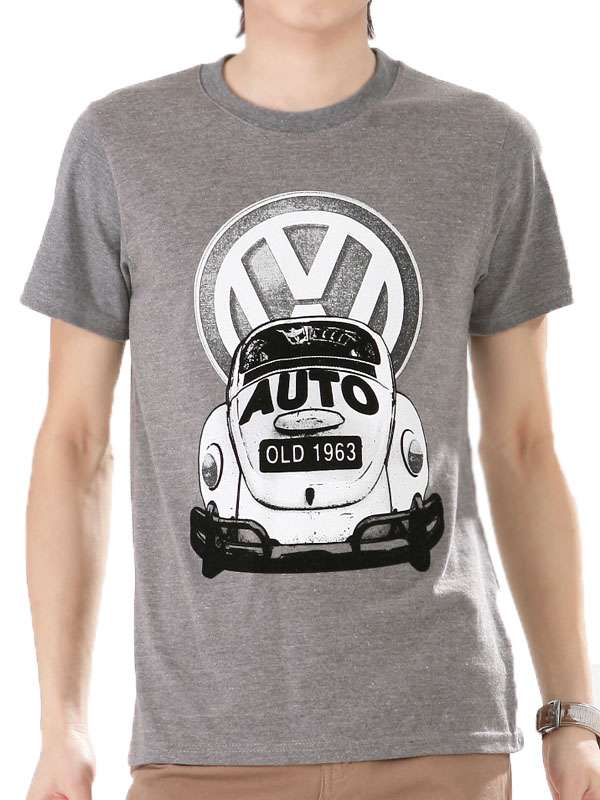 Custom Car Logo Screen Printing Wholesale Top Quality 100% Cotton Men T Shirt