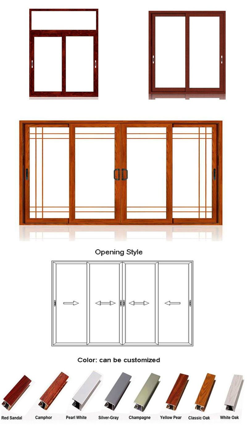 Feelingtop Aluminium Insect-Proof Screen Mesh Sliding Door