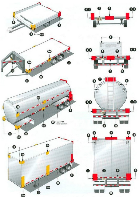 Self-Adhesive DOT-C2 Clear Reflective Tape for Vehicles (C5700-B(D))