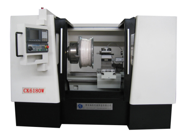 Economical Ck6180W Wheel CNC Lathe with Upgrade System