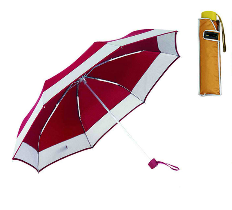 Border Edge Squre Case Compact Winproof Umbrella (YS-3FM21083405R)