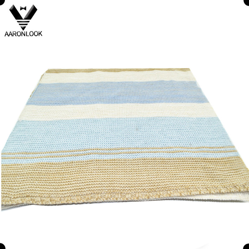 2016 New Winter Beautiful Stripe Big Womens Knit Scarf