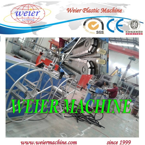 Plastic PE PP PVC PA Corrugated Tubes Machinery