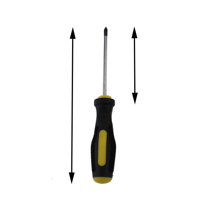 4X75mm Magnetic Tip Cr-V Screwdriver with TPR Handle