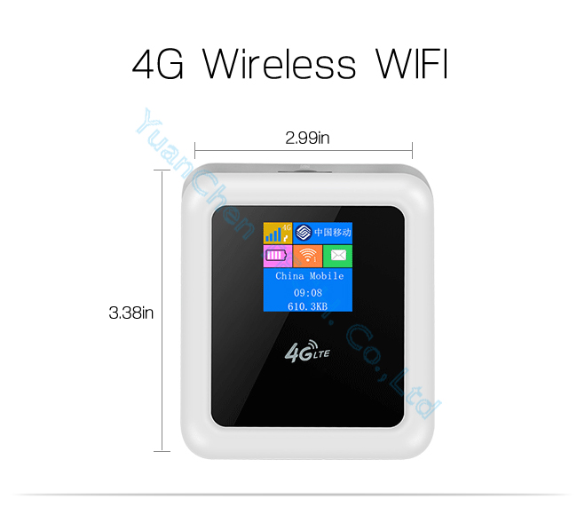 2016 FDD-Lte 4G Portable WiFi Route 5200 mAh or Power Bank with Dongle SIM Card Slot RJ45 Port Router