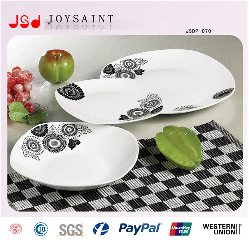 Promotional Flower Porcelain Dinner Set