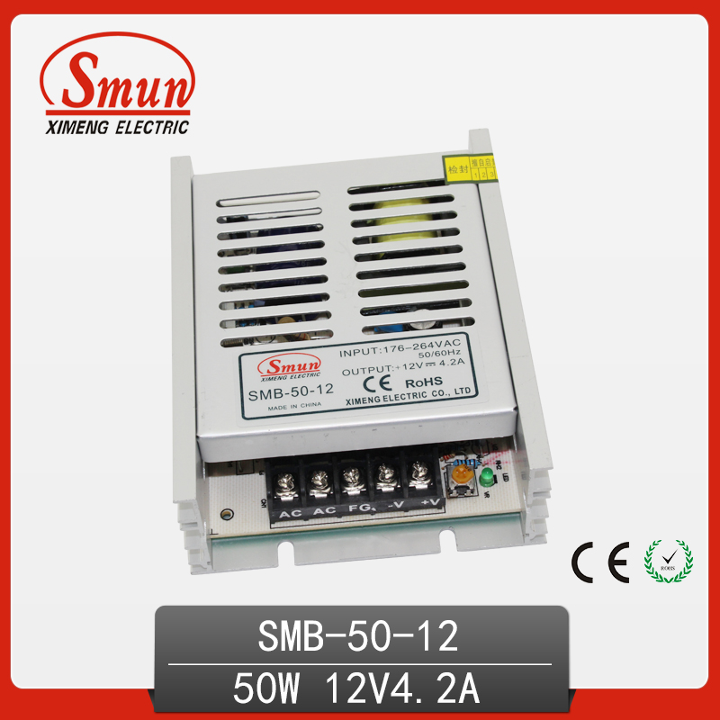 50W 12VDC 4A Ultra-Thin Single Output Switching Power Supply