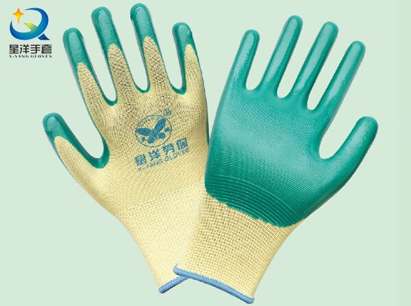 13G Nitrile Polyester Shell, Nitrile Coated, Work Gloves (N6010)