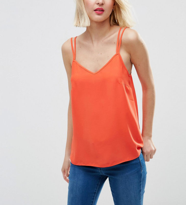 Wholesale Fashion Woven Cami Top with Double Straps