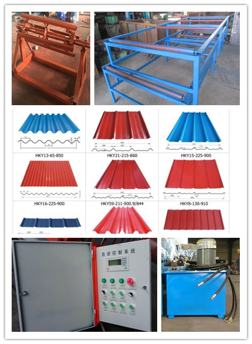 Steel Tile Roof and Wall Panel Roll Forming Machine