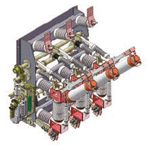 Yfzrn21-12D/T125-31.5 Vacuum Load Break Swith-with Fuse Combination Unit