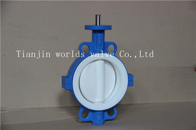 PTFE Butterfly Valve with Ce ISO Approved